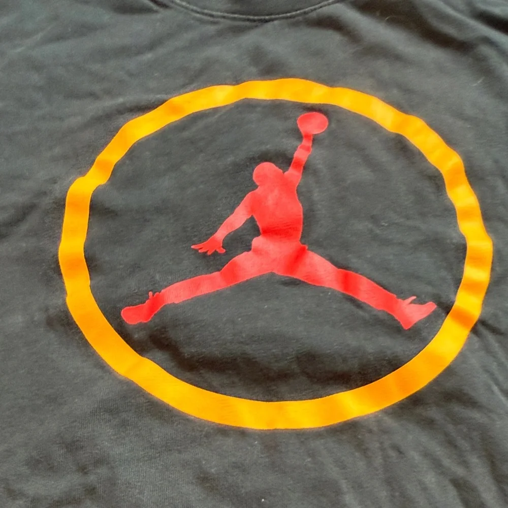 Nike Air Jordan Black Tee Medium Men's C3-079